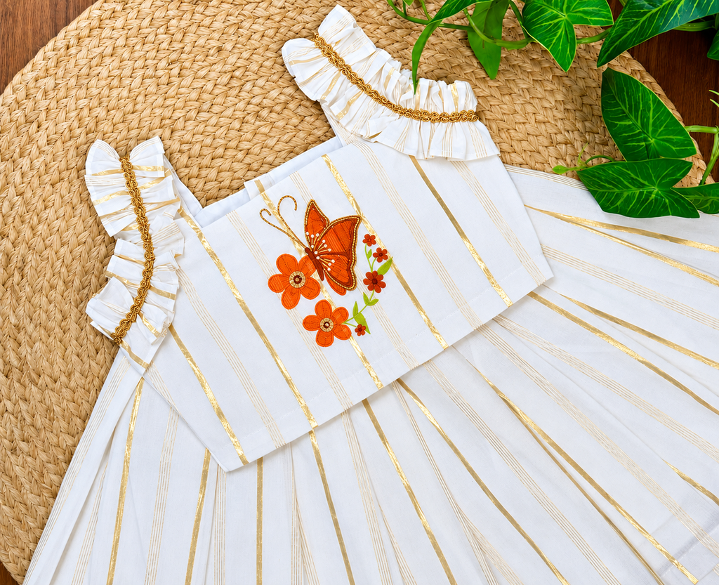 Butterfly Print Traditional Sibling Combo