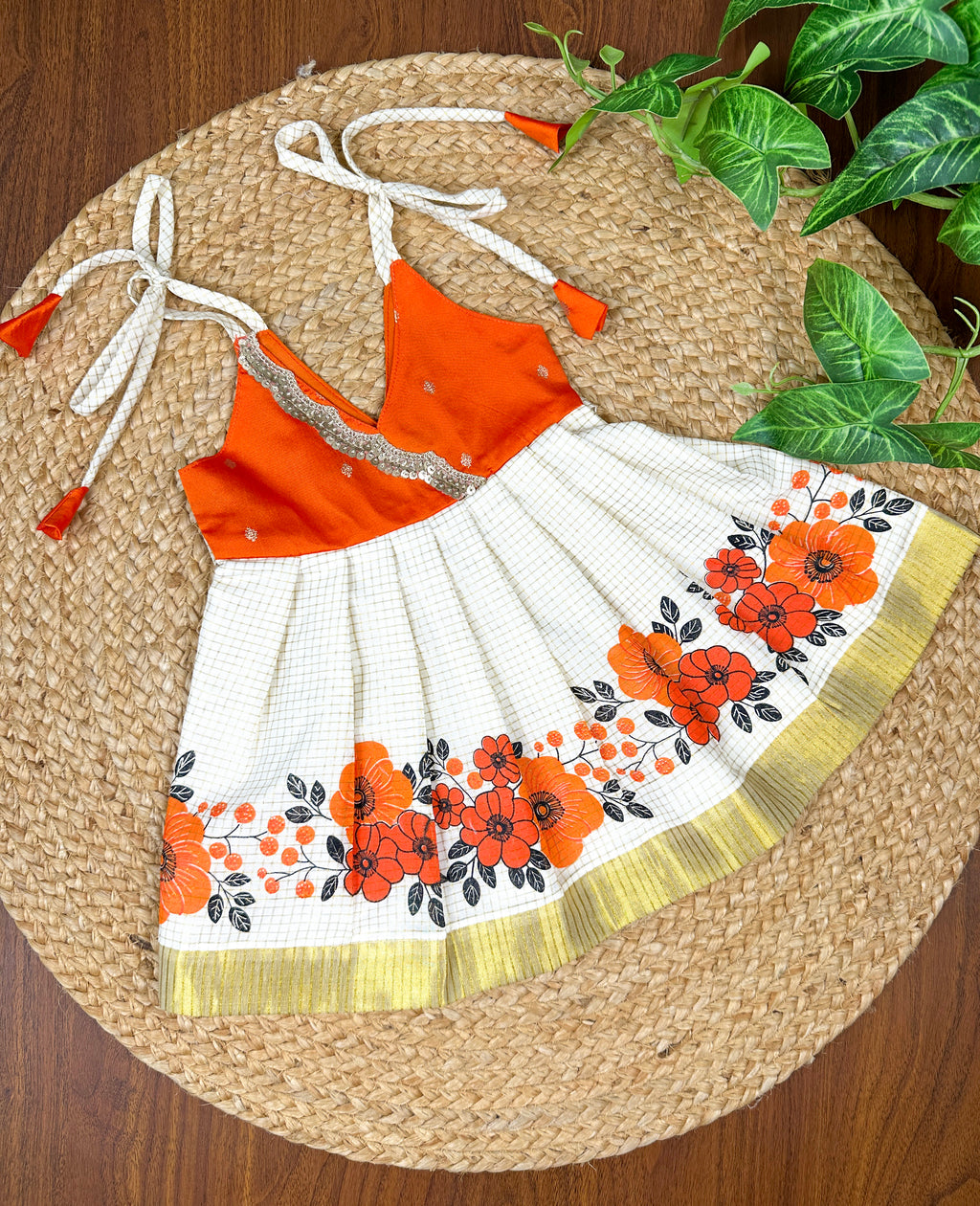Floral printed Kids Frock