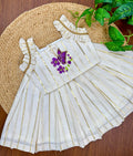 Golden Stripe Butterfly Kids Wear