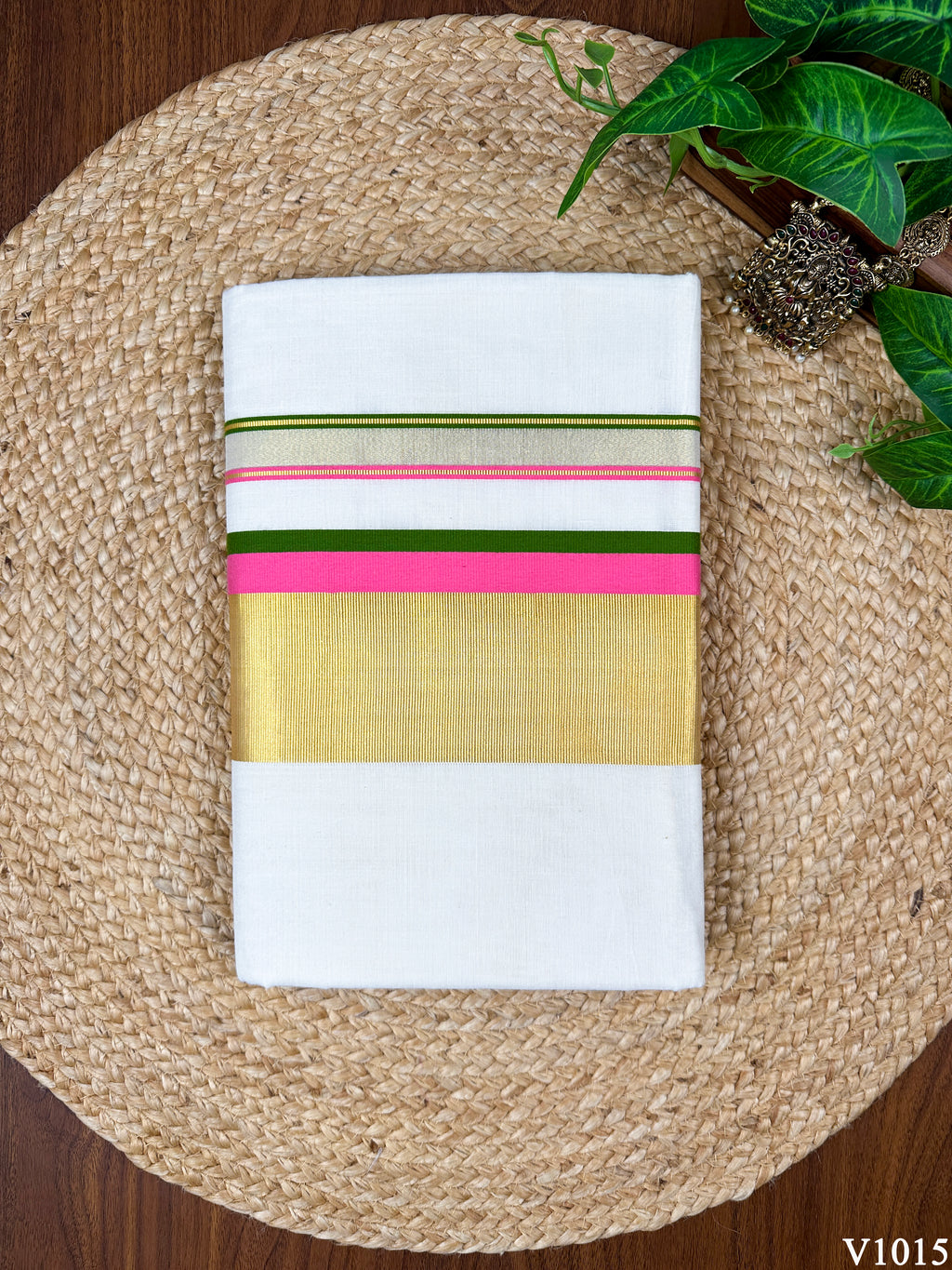 3" Cotton Fancy HF Saree