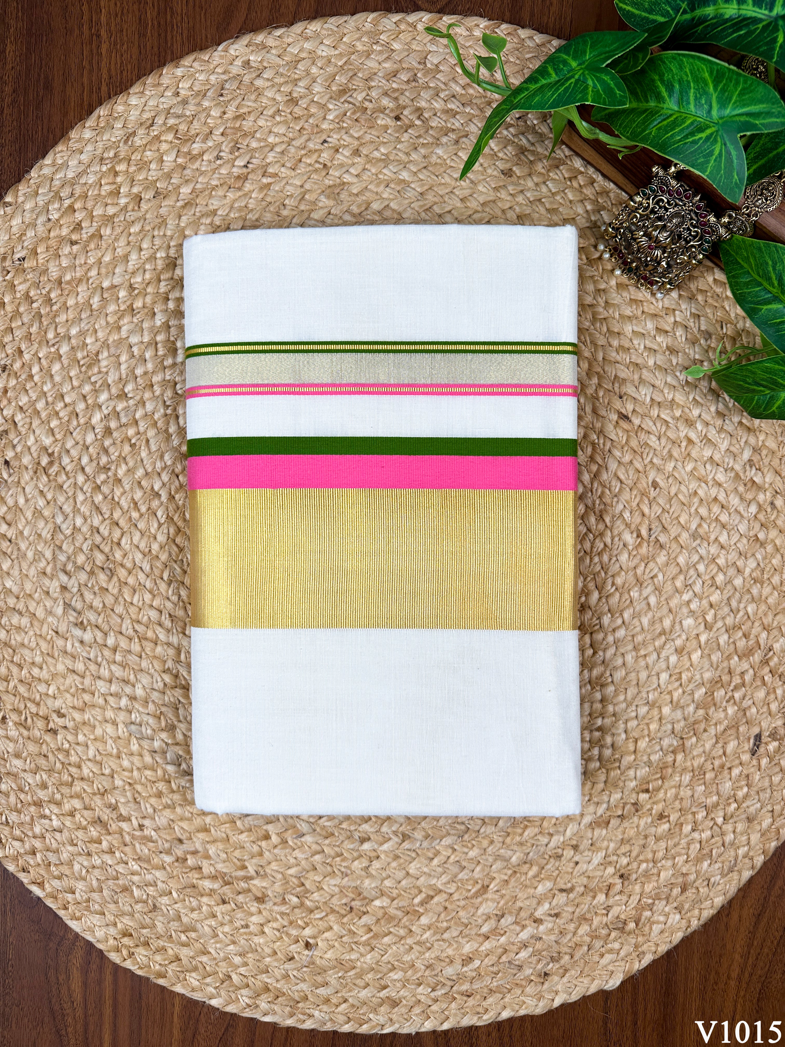 3" Cotton Fancy HF Saree