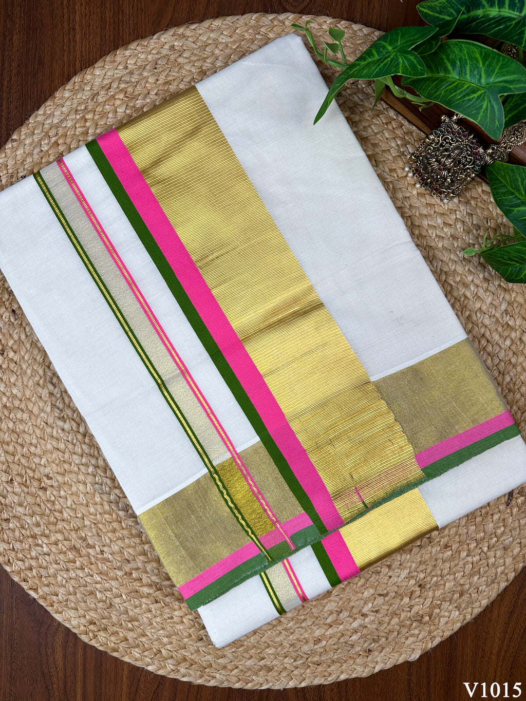 3" Cotton Fancy HF Saree