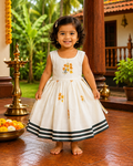 Floral Cotton Kids Frock