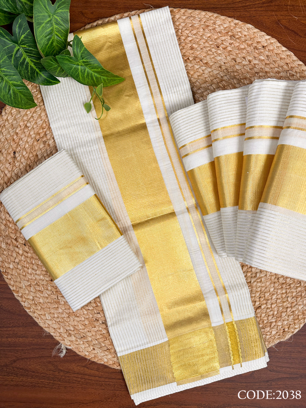 3"Cotton HF G.K Micro line SS without Kunjalam