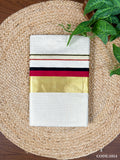 4" Cotton Micro Check HF Saree