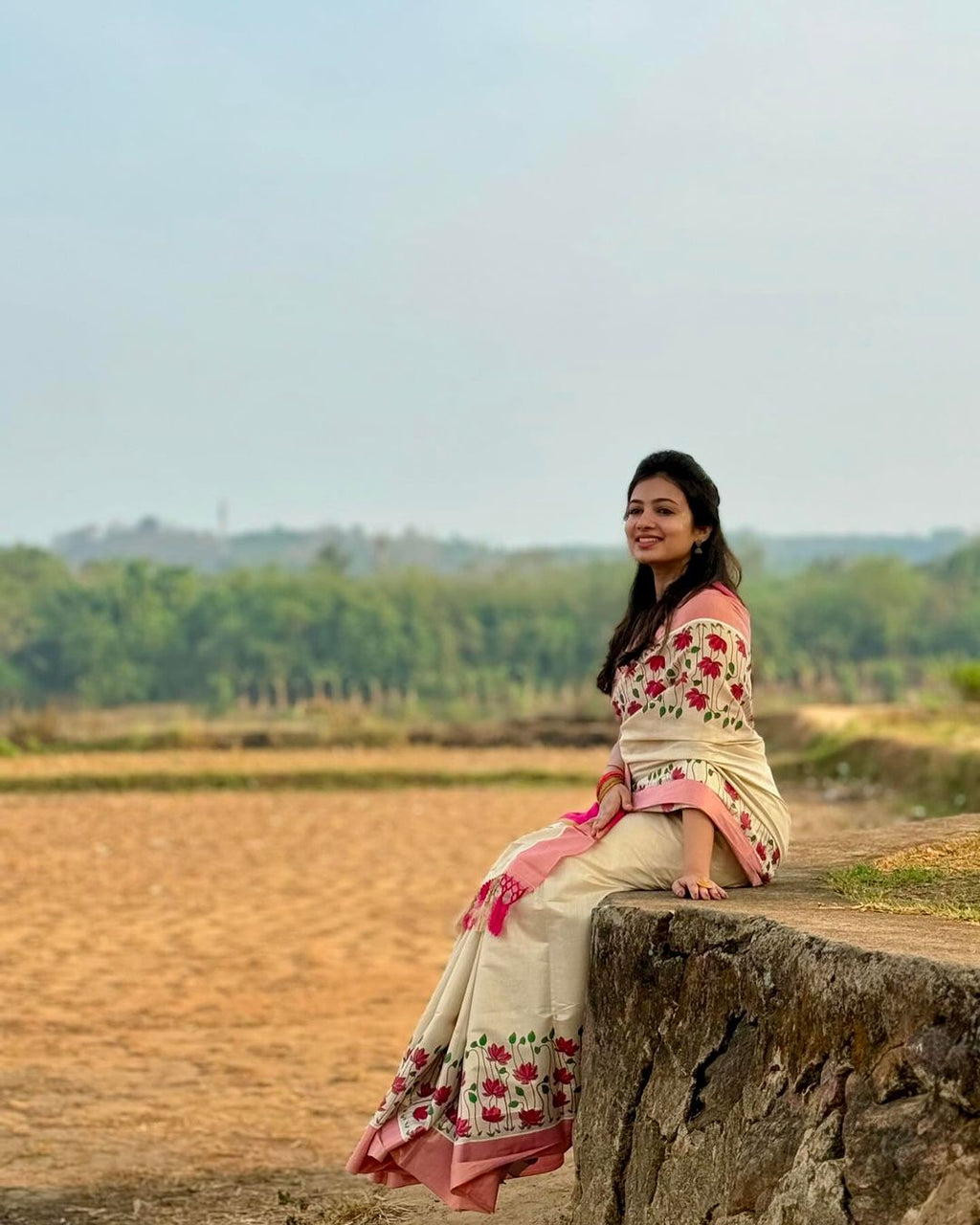 Golden Tissue Set Saree
