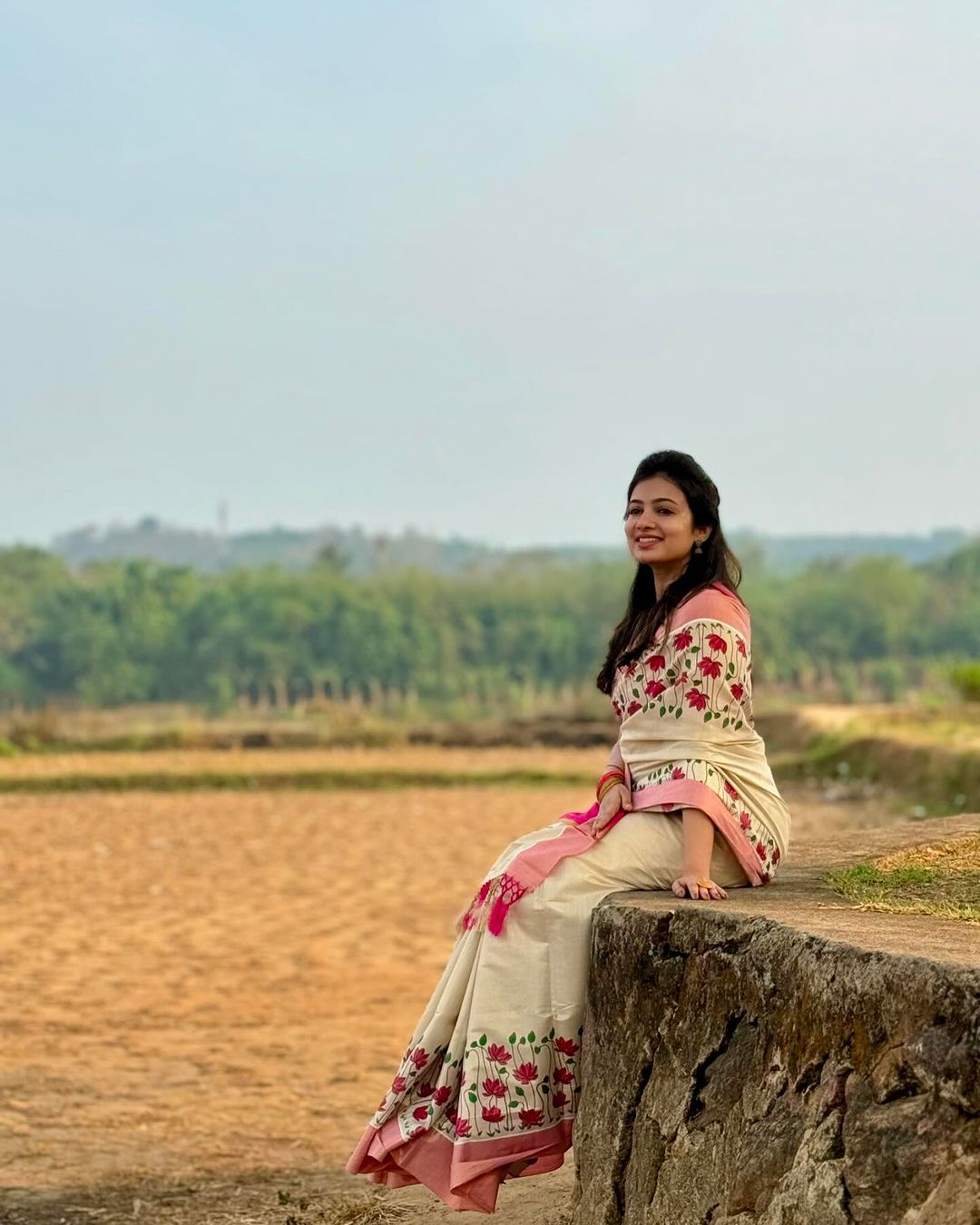 Golden Tissue Set Saree