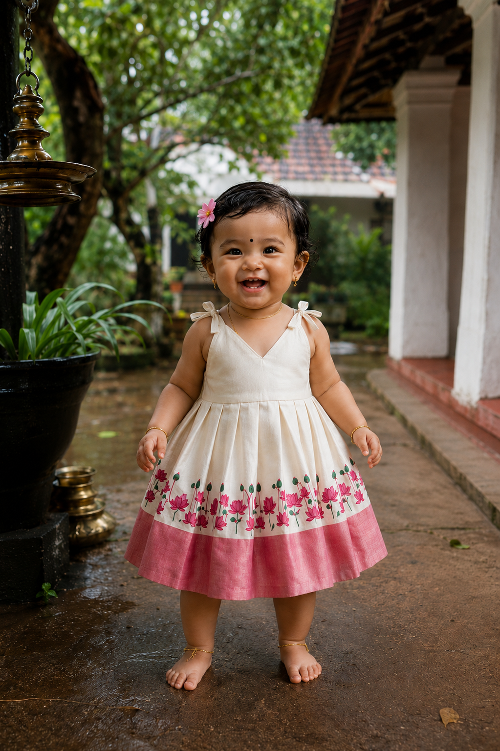 Floral Kids Frock