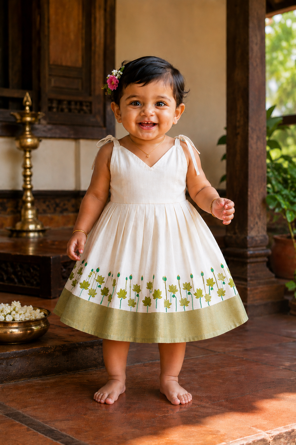 Floral Kids Frock